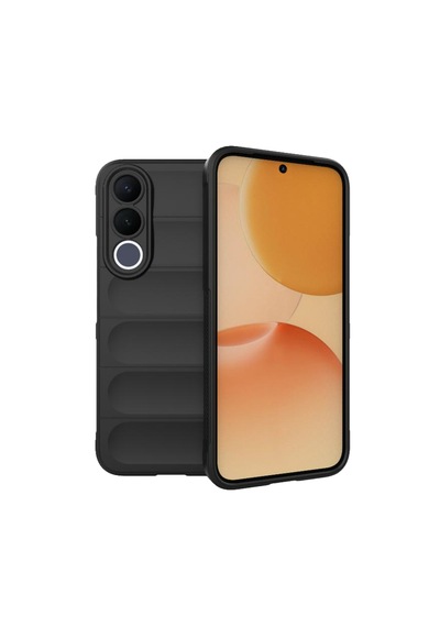 Microcase Vivo V70 Fe 5g İle Uyumlu Miami Serisi Darbeye Dayanıklı Silikon Kılıf Al3420 Siyah