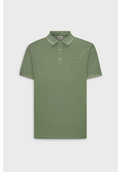 Ac&Co / Altınyıldız Classics Erkek Yeşil Polo Yaka Cepli Regular Fit Bol Kesim Düz Tişört 4A4820200004YslxXL Yeşil