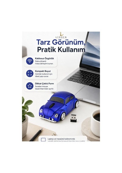 Klasik Mavi Beetle Vosvos Tasarımlı 2.4g Kablosuz Mouse Usb Alıcılı Kırmızı Araba Şeklinde Optik Mouse Çok Renkli Diğer Klasik Mavi Beetle Vosvos Tasarımlı 2.4g Kablosuz Mouse Usb Alıcılı Kırmızı Araba Şeklinde Optik Mouse Çok Renkli Diğer