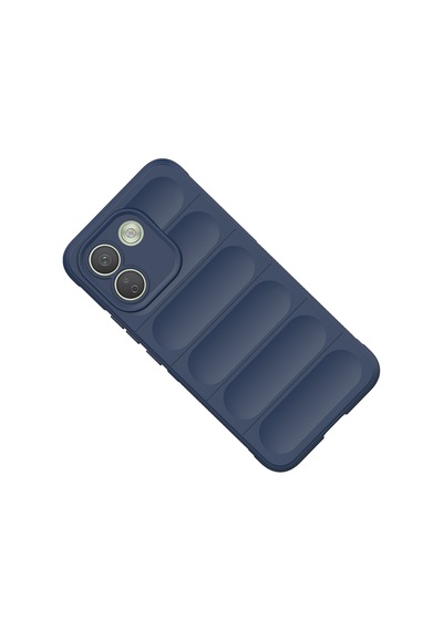 Xiaomi Redmi Note 17 Pro Max Kılıf Elde Tutma Kolaylıkla Kaydırmaz Kenar Line Dizayn Optietnik Kapak Lacivert