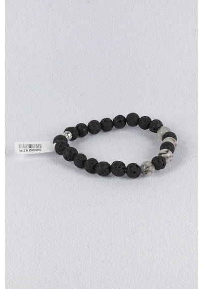 Lav Taşı Labradorit Taşı Kombinli Bileklik Blk0006 Çok Renkli