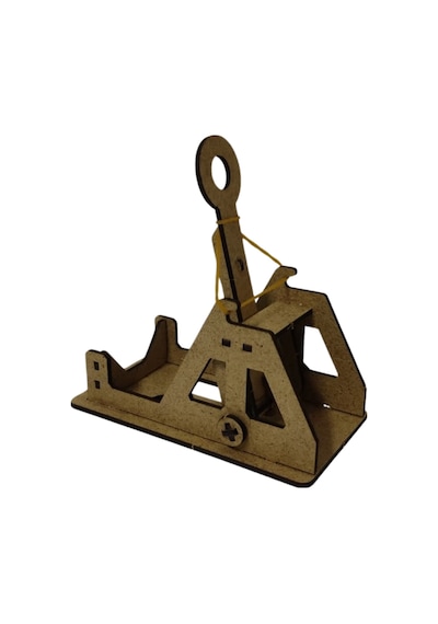 Mancınık Oyunu Yapım Seti - Ahşap Catapult, Trebuchet