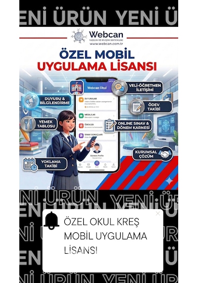 Profesyonel Okul V1 Özel Okul Ve Kreş Yönetim Uygulaması Lisansı