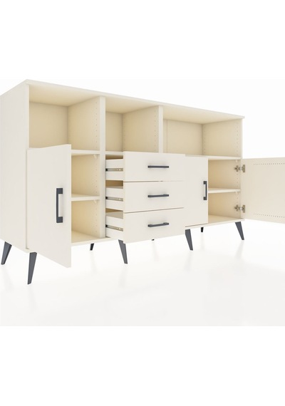 Kronos Konsol 5 Raflı 3 Çekmeceli 3 Kapaklı 176x59x99 Aytaşı-ayta Aytaşı-aytaşı