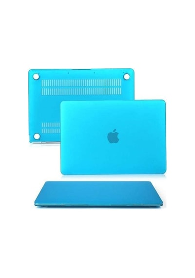 13.3" Apple Uyumlu MacBook Şeffaf Kılıf Açık Mavi Belirtilmemiş