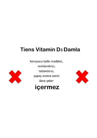 Tiens Vitamin D3 İçeren Damla Takviye Edici Gıda 20 ML
