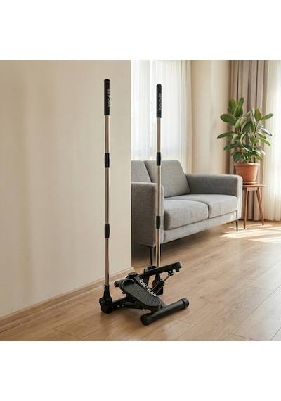 Pro Serisi Hidrolik Dirençli Kollu Stepper Çelik Şase Sessiz Step Spor Aleti