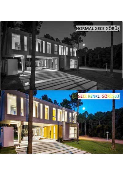 2 Li Sesli Güvenlik Kamerası 5 Mp Gece Renkli Yüz Ve Araç Tanıma