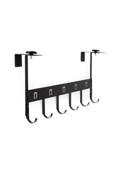 Ayarlanabilir Kapı Arkası Askılık Metal 1 Adet 6 Kancalı Kapı Üstü Organizer Montaj Gerektirmez Askı Mo Diğer