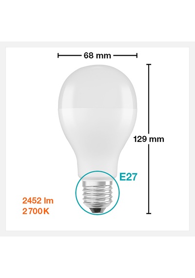 Osram A150 20 W Sarı Klasik E27 Duy Led Ampul 3'li Avantaj Paketi Mıchu