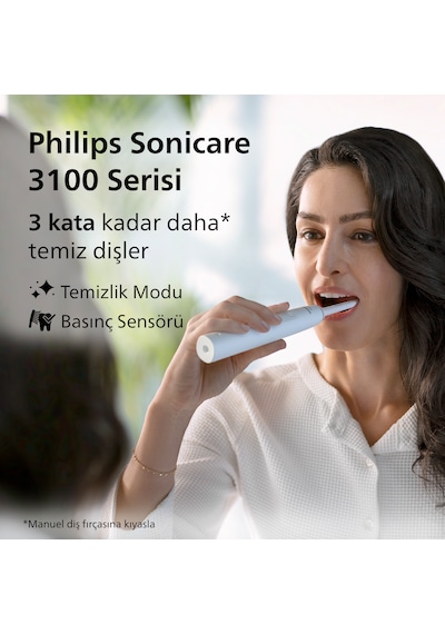 Philips Sonicare Diamond Clean Şarjlı Diş Fırçası - Beyaz HX3671/13