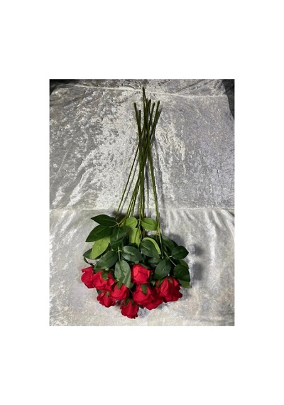 Kaliteli 10 Lu Kırmızı Yapay Kadife Gül Ev Vazo Dekor Süsü Özel Gün Çiçeği Yapay Çiçek 45-50 Cm Kırmızı - 929118804 Kırmızı Kaliteli 10 Lu Kırmızı Yapay Kadife Gül Ev Vazo Dekor Süsü Özel Gün Çiçeği Yapay Çiçek 45-50 Cm Kırmızı - 929118804 Kırmızı