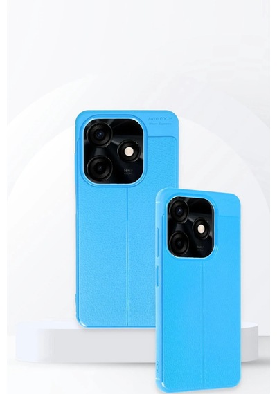 Newface - 183 - Tecno Spark Go 2024 Kılıf Auto Focus Kapak - Csmo-tex - - Mavi