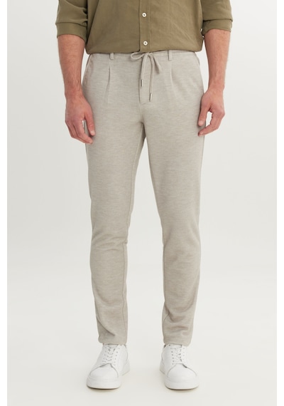 AC&Co / Altınyıldız Classics Erkek Bej 360 Her Yöne Esneyen Slim Fit Dar Kesim Beli Bağlamalı Armürlü Casual Pantolon Bej AC&Co / Altınyıldız Classics Erkek Bej 360 Her Yöne Esneyen Slim Fit Dar Kesim Beli Bağlamalı Armürlü Casual Pantolon Bej