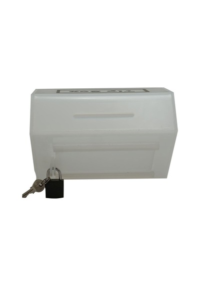Tipbox - Bahşiş Kutusu Buz Beyaz - 15x10xh12cm