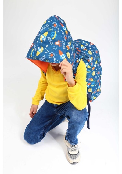 Kaukko Kids Sırt Çantası Evolution Space L5182 Lacivert