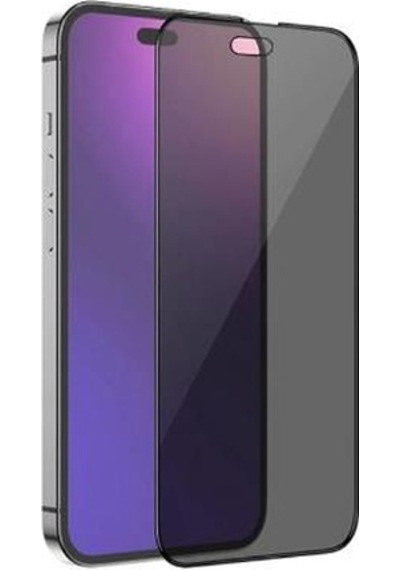Apple Uyumlu iPhone 14 Pro Max Hayalet Cam Tam Kaplayan Kırılmaz Ekran Koruyucu