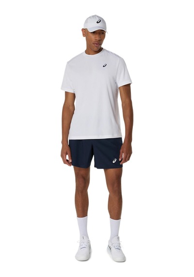 Asics Court Ss Top Erkek White Traditional Kısa Kollu Tshirt 2041a339-100 Beyaz