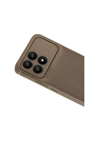 Newface Xiaomi Poco F8 Pro Auto Focus Karbon Kapak - Kahverengi