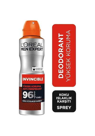 Men Expert Deodorant Sprey & Invincible 150ml