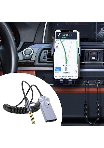 Araba İçin Bluetooth Aux Alıcısı Wireless Araç Kiti Bx40