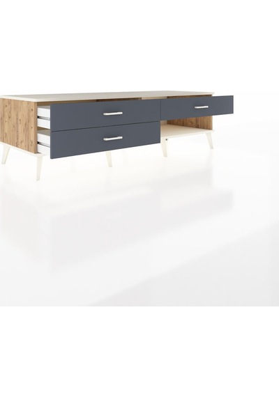Kronos Tv Ünitesi 3 Çekmeceli 176x59x51 Çam-aytaşı/antrasit Aytası/antrasıt Kronos Tv Ünitesi 3 Çekmeceli 176x59x51 Çam-aytaşı/antrasit Aytası/antrasıt