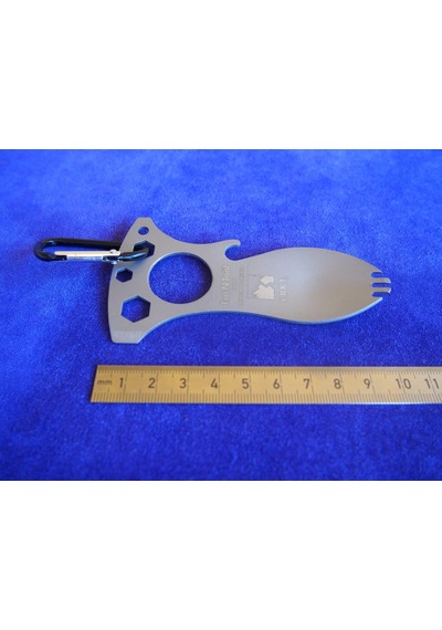 Crkt 9100k Eat'n Tool Çatallı Kaşık Seti - Kampçı Çok Amaçlı Set Çok Renkli