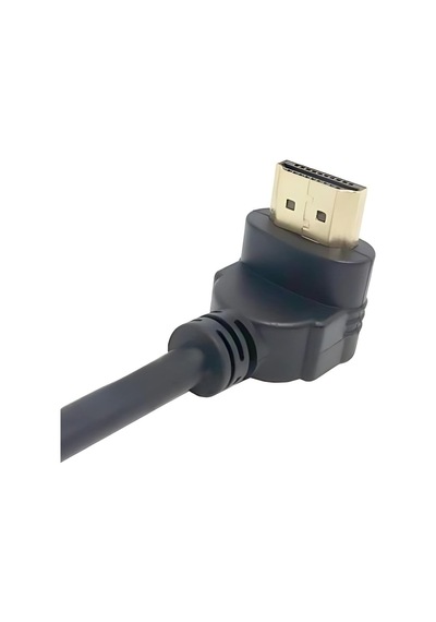 5060 Hdmi Dişi Erkek Uzatma 90 Derece Dirsek Kablosu 15cm