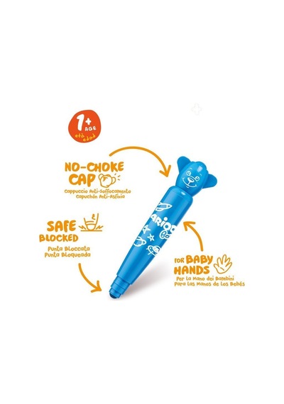 Carioca Jumbo Yıkanabilir Keçeli Boya Kalemi  24'Lü