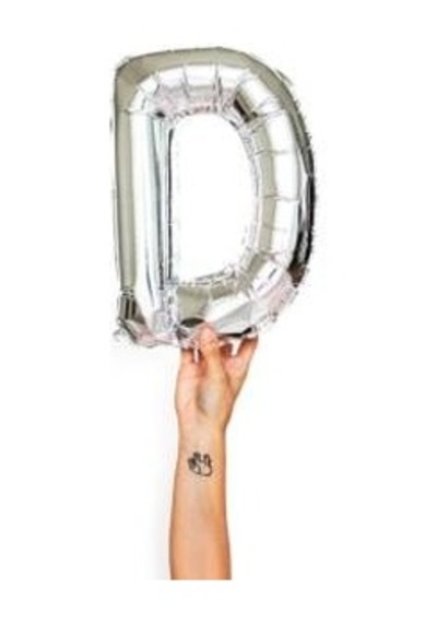 D Harfi Folyo Balon 17 Inç