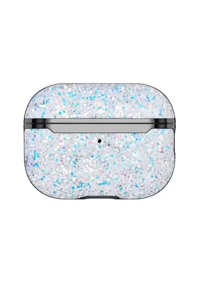 Onegif Apple Airpods uyumluPro 2 2.nesil Bright Simli Airpods uyumluKapak - Gümüş Çok Renkli