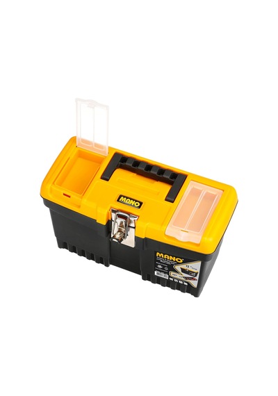 Tr Jmt/13 Organizerli Jumbo Metal Kilitli Takım Çantası, Polipropilen, Siyah/sarı, 13 '' Genel