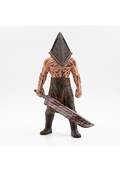 Silent Hill 2 Pyramid Head Figür Piramit Kafa Koleksiyonluk Heykel 18 Cm Dev Boy