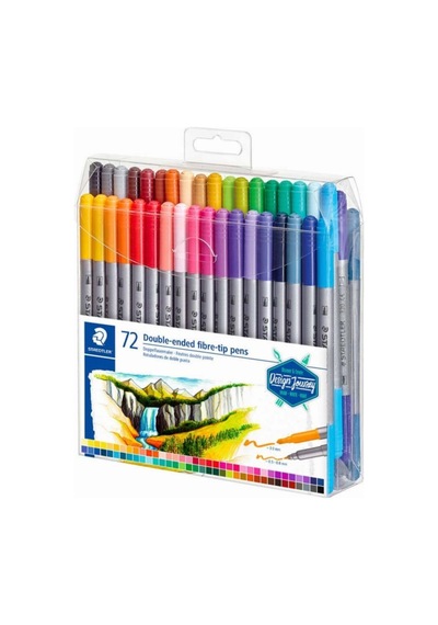 Çift Uçlu Keçeli Kalem 72 Renk Set 0.8 Mm - 3 Mm