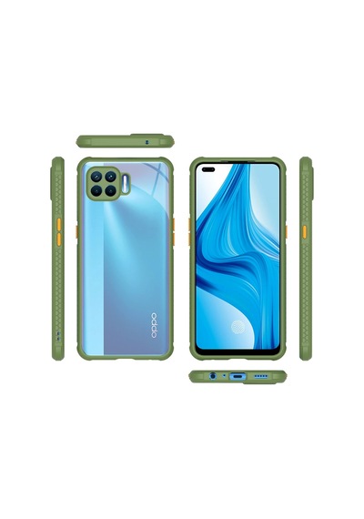 Oppo Reno 4 Lite Kilif Köse Korumali Silikon Arkasi Seffaf Kapak 466796659