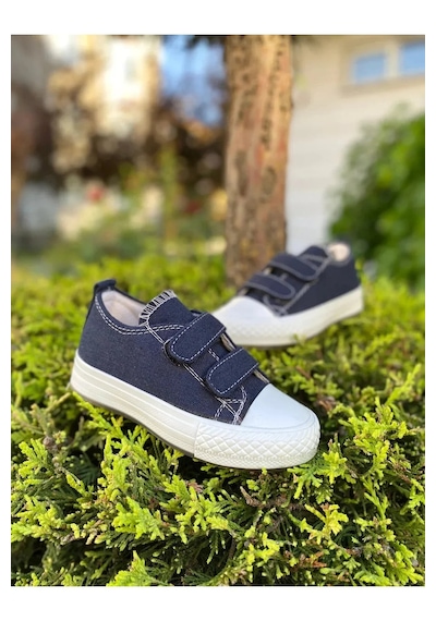 Nese Shoes Keten Kız Çocuk Spor Ayakkabısı Sneaker Lacivert