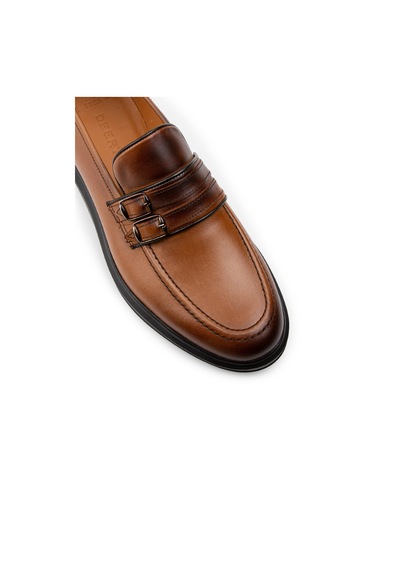 Deery Hakiki Deri Taba Rengi Comfort Erkek Loafer - 01925mtbap01 Taba