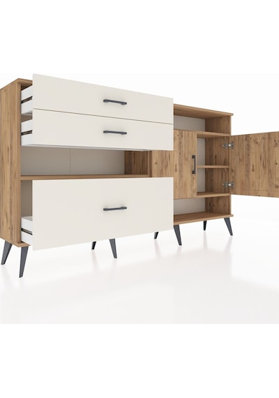 Arges Konsol 4 Raflı 3 Çekmeceli 2 Kapaklı 176x30x99 Çam-çam/ayta Çam-çam/aytaşı Arges Konsol 4 Raflı 3 Çekmeceli 2 Kapaklı 176x30x99 Çam-çam/ayta Çam-çam/aytaşı