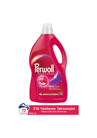 Perwoll Hassas Bakım Renkli Yenileme Sıvı Çamaşır Deterjanı 3960 ML