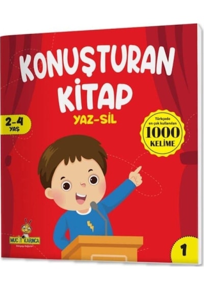 Mucit Karınca Konuşturan Kitap Serisi - Türkçe'de En Çok Kullanılan 1000 Kelime