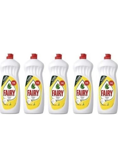 Fairy Sıvı Bulaşık Deterjanı Limon 5 x 650 ML