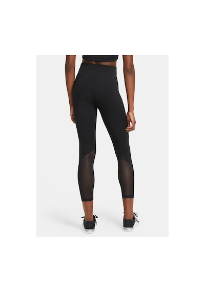 Nike Siyah Kadın Tayt Dd0249-010 Nk One Df Mr 7/8 Tgt Siyah - Gri - Gümüş