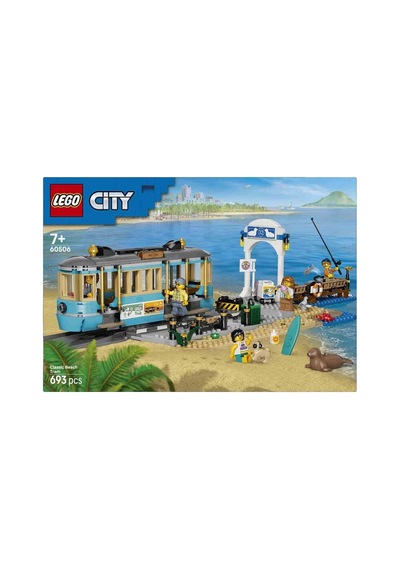 60506  City Klasik Plaj Tramvayı 693 Parça +7 Yaş