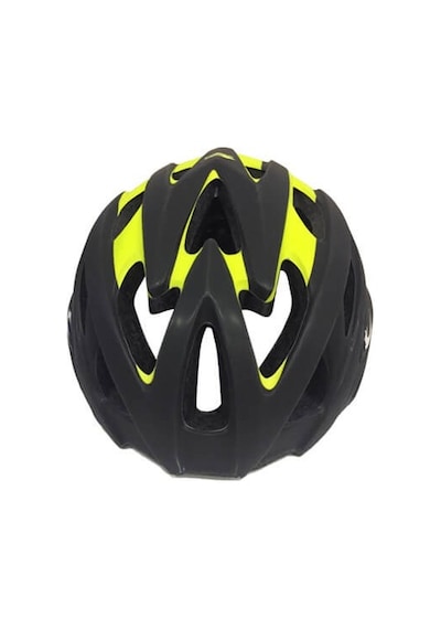 Kron Kask - Mv29 - Arka Led Lambalı - Fileli Siyah Lime