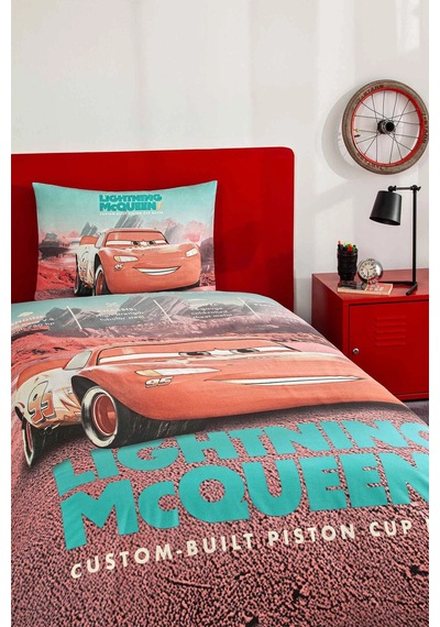 Özdilek Cars Mc Tek Kişilik Disney Lisanslı Lastikli Çocuk Nevresim Takımı Çok Renkli