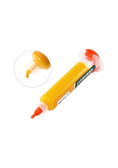 Uv Mor Işıkla Kürleme Boyası Lehim Maskesi Uv Boya 10cc Sarı