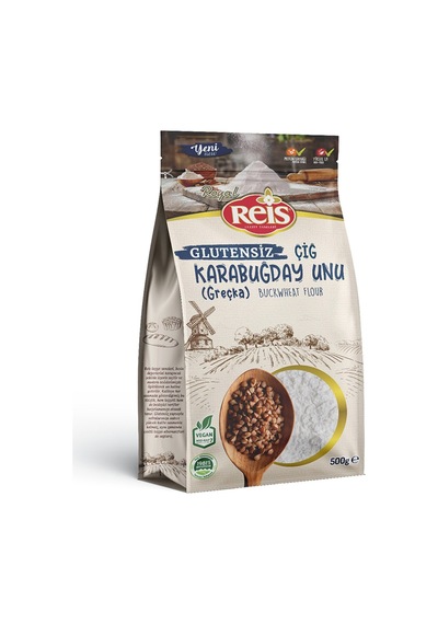 Reis Glutensiz Çiğ Karabuğday Unu 500 G - 6 Adet Tarı