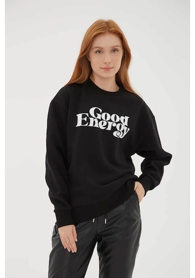 Fashion Friends Kadın Sweatshirt 24k0841k1 Siyah