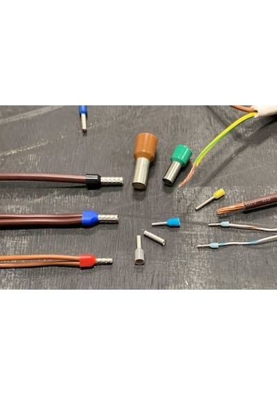 100 Maasco Yüksük Izole Kablo Ucu 0.5-0.75-1-1.5-2.5-4-6-10-16-25