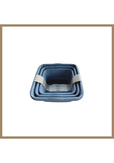 Kahveci.store Kaprıs Home 3lu 4lt6lt9lt Kare Badya Set 22 Çok Renkli